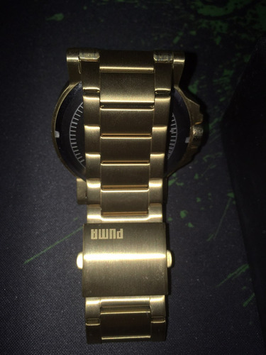 Relógio Puma 96216gppmda5 54mm Dourado