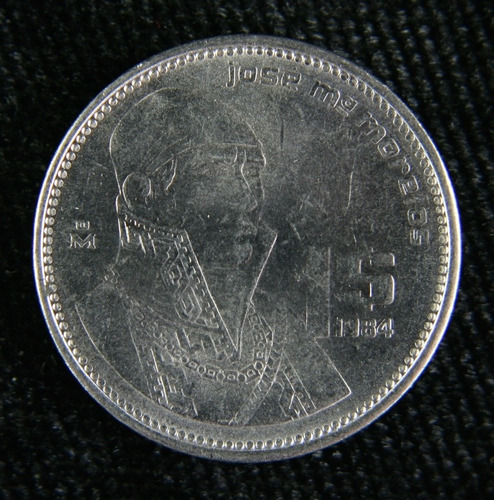 Imagen 1 de 5 de Moneda Antigua De José María Morelos Y Pavón 1984-1985-1986