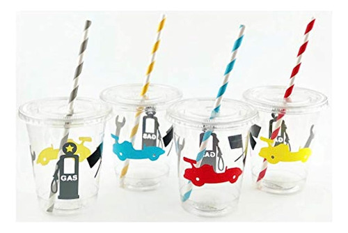 Race Car Birthday Racing Cars Baby Shower Vasos Desechables 