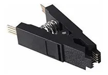 Comprar Soic8 Sop8 Flash Chip Ic Test Clip Negro Para Bio 24 25