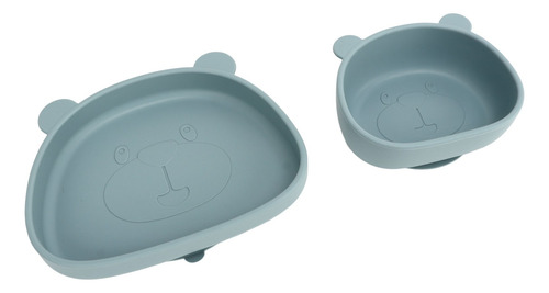 Plato De Alimentación Para Bebés Con Ventosa En Forma De Pan
