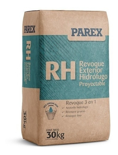 Revoque Hidrofugo 3 En 1 Pared Exterior Parex Rh Klaukol