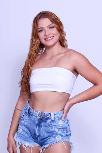 Top Cropped em Microfibra Tomara Que Caia Branco 9001