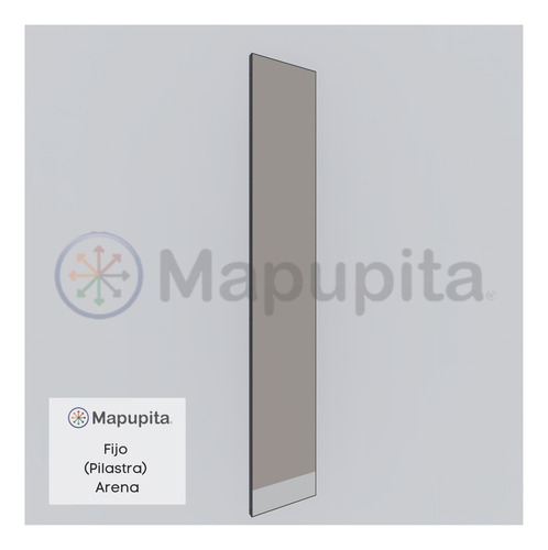 Fijo (pilastra) Arena De Mampara Sanitaria 45x180