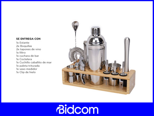 Set Bartender Profesional Gadnic Completo Multiherramientas