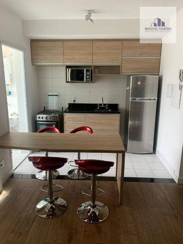 Imagem 3 de 30 de Apartamento À Venda Na Consolação, Edifício Mood, 1 Suíte, 1 Banheiro, 1 Sala Ampla, 1 Vaga De Garagem, 48m², São Paulo. - Ap1227