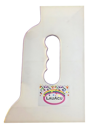 Espatula Alisadora Plastica 25cm X1u - Cotillón Waf Color Blanca