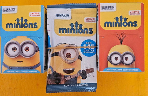 Cartas Coleccionables + 20 Sobres- Minions