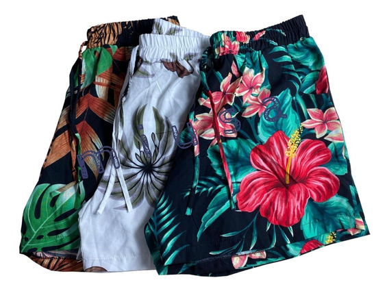 shorts moda praia feminino