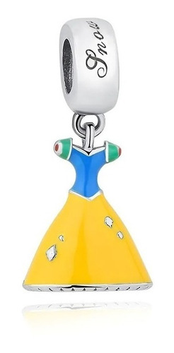 Charm Pandora Disney Vestido Blancanieves