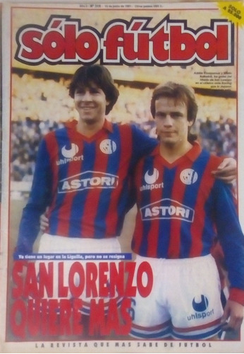 Solo Futbol N°312 Poster Y Ascenso San Martin(sj),c.cba.sde
