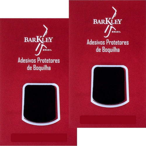 Kit 2 Adesivos Barkley Protetor Boquilha Metal Sax Soprano