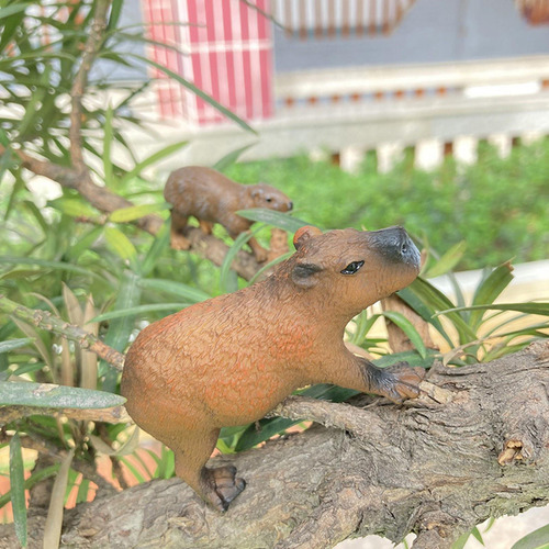 Escultura De Carpincho Modelo Animal Simulado Para Estilo A