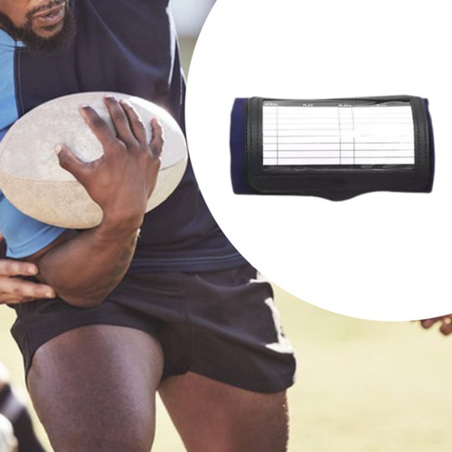 Muñequera Deportiva Con Libro De Jugadas, Brazalete De