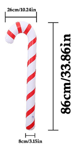 Bastones De Caramelo Inflables Bastones De Navidad Globos Al