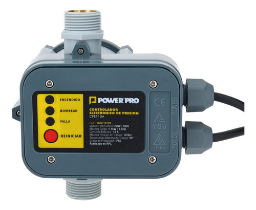 Controlador Eléctrico Electrobomba Cpe110a 1,5hp - Power Pro