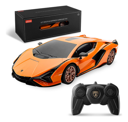 Bezgar Rc Car - 1:14 Lambo Sian Fkp 37 Coche De Juguete De Carreras Deportivo Eléctrico Con Puertas Que Se Abren, Serie De Coches Rc Autorizados De 2,4 Ghz, Regalo Navideño Creativo Para Niños Y Niñas
