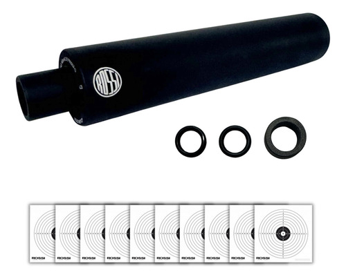 Supressor Carabina R8 Pcp Alumino Silenciador Rossi