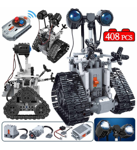 Robot 408 Bloques Construcción 408 Pzs Control Remoto Juguet