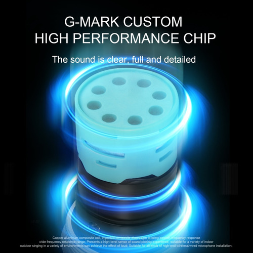 Microfono Inalambrico Karaoke G-mark K8 Recargable