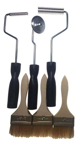 De Herramientas De Rodillo De Fibra De , Kit De Rodillo De