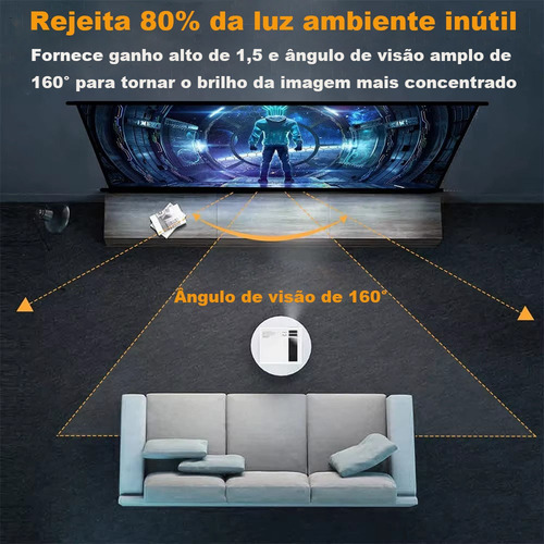 Pantalla De Proyección Exterior De 100 Pulgadas Con Soporte