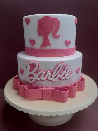 Topo De Bolo + Tropper Para Doces Barbie Princesa