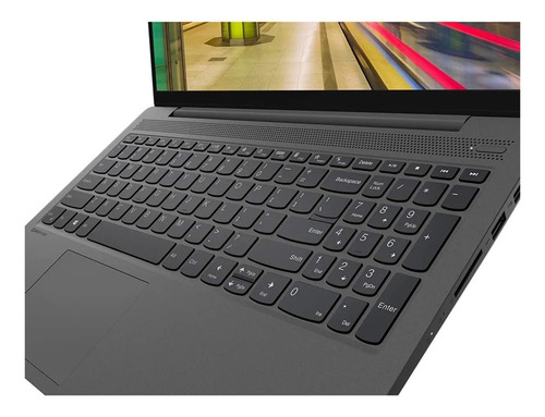 Notebook Lenovo IdeaPad 15ITL05 graphite gray 15.6", Intel Core i5 1135G7 16GB de RAM 256GB SSD, Intel Iris Xe Graphics G7 80EUs 1920x1080px Windows 10 Home