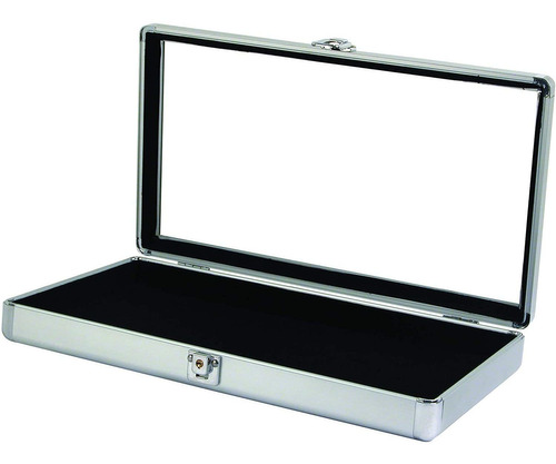 888 Display Usa - Carcasa De Aluminio Plateado Con Tapa De C