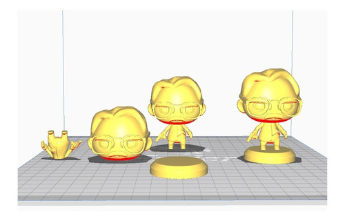 Breaking Bad Chibi Set Archivo Stl Para Impresora 3d