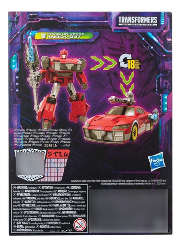 Figura Transformers Knock Out Legacy Cyber Monday