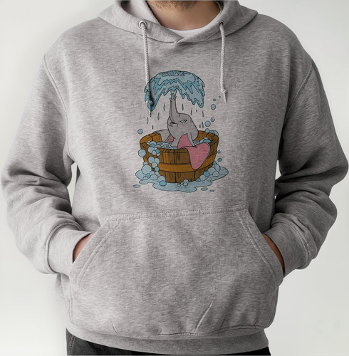 Sudadera Con Gorro, Dibujo Dumbo Jugando