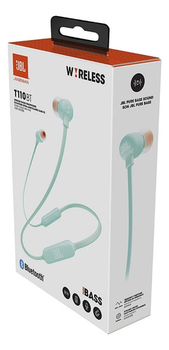 Audífonos In Ear Bluetooth Jbl Tune T110bt Verde