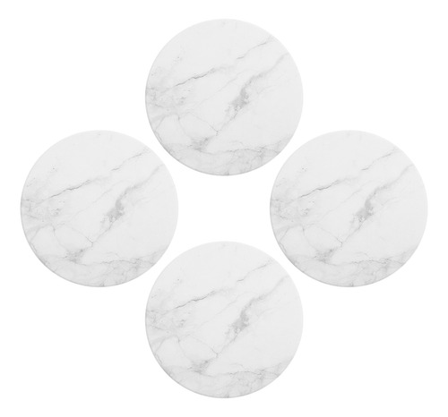 Posavasos Jaspeados Para Decorar, 4 Unidades