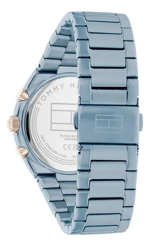Reloj Tommy Hilfiger Carrie Mujer Multifuncion Azul Acero!