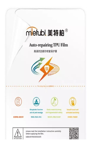 Mica Hidrogel Autoreparación Luz Azul Para Tel Huawei + Kit