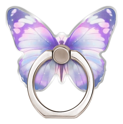 Anillo Para Celular / Mariposa Violeta