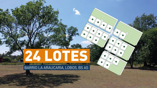 Loteo Con Lotes De 41m X 46m En La Araucaria, Lobos