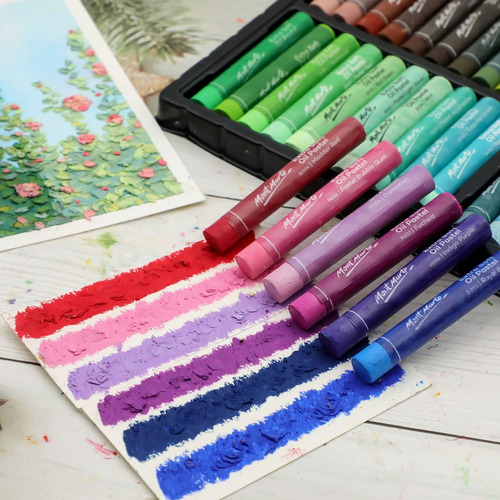 Lápiz Pastel Al Óleo Extra Suave - Juego 120 Colores