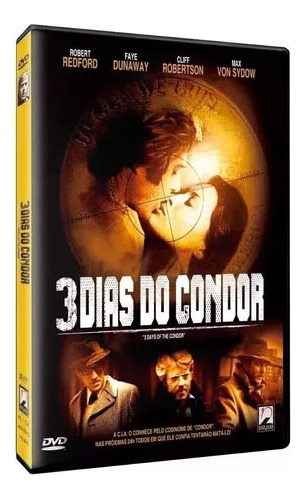 3 Dias Do Condor - Dvd - Robert Redford - Faye Dunaway