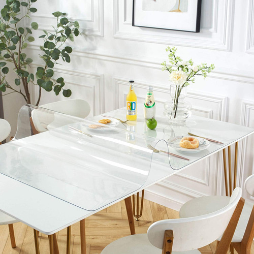 Cubierta De Mesa Transparente Ostepdecor Custom De 47 X 23.6