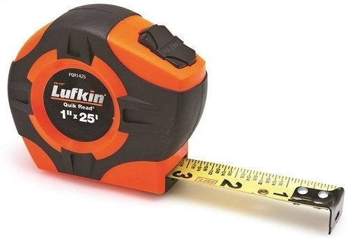 Cinta Lufkin, 1 X25 ', Quickread, Hi-viz Orange Pqr1425n