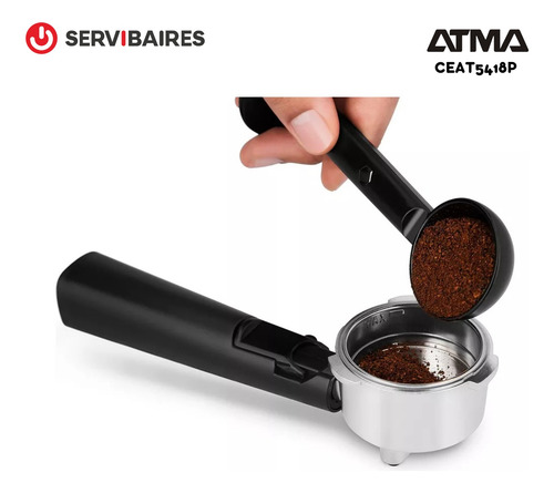 Cafetera Express Atma Pro Ceat5418p Capsulas Y 20 Bares