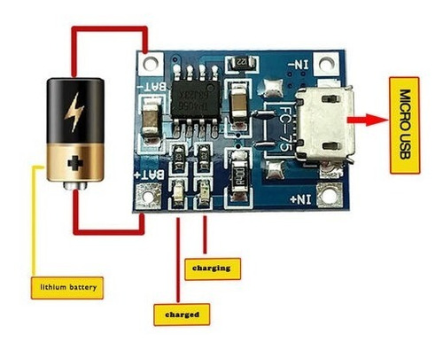 Placa De Carga Baterias Litio Ion Y 18650 Service Market