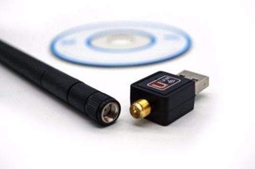 Adaptador Wireless Usb Wifi Sem Fio Lan B/g/n Antena