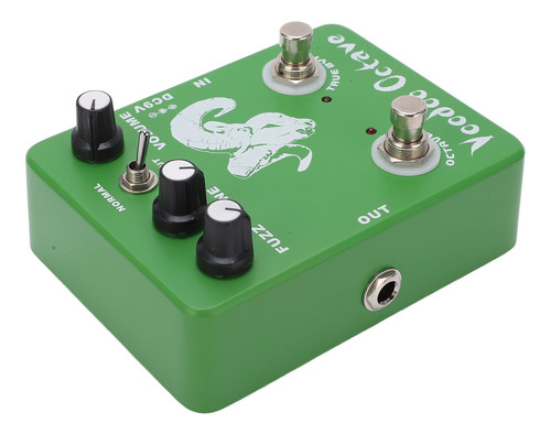 Guitarra De Pedal De Efecto Único Voodoo Octave Fuzz Ajustab