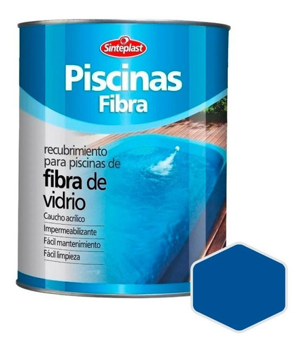 Imagen 1 de 6 de Piletas Piscinas Fibra Sinteplast | 10 L