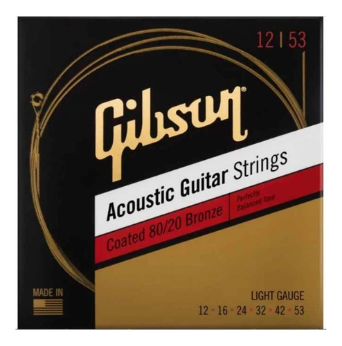 Encordado Gibson Acustica 012 053 Sag-cbrw12