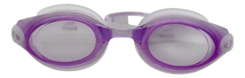 Goggle De Natación Adulto Shell Multicolor Morado O Aqua Multicolor