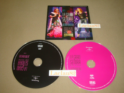 Jenni Rivera La Gran Señora En Vivo Fonovisa Cd + Dvd